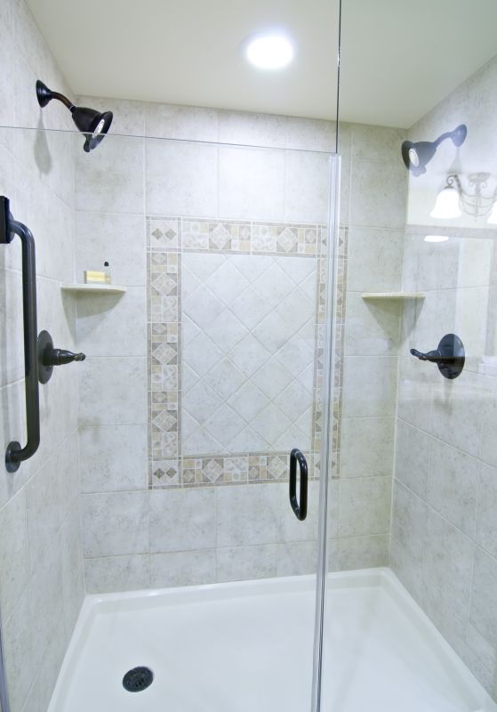 Contemporary Tile Shower